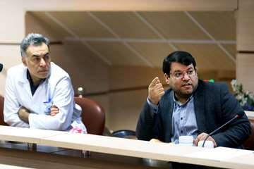 جلسه هیات رئیسه در بیمارستان رفیده